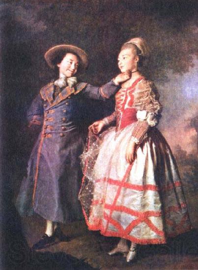Dmitry Levitzky E. N. Khruschova and Princess E. N. Khovanskaya. Norge oil painting art